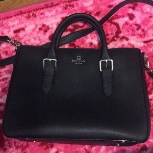 black Kate spade bag